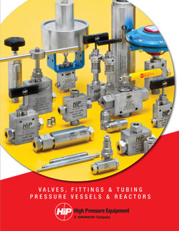 New Full Line Catalog from High Pressure Equipment