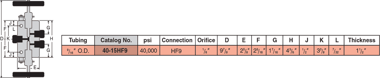 ID: 50: Three Way/Two Stem Connection Valves:25:5:3