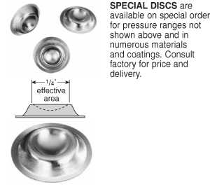 Lot # 12004225-1 Type S-90 Details about   BS & B 1.5" Rupture Disc 156 PSIG Burst Pressure 