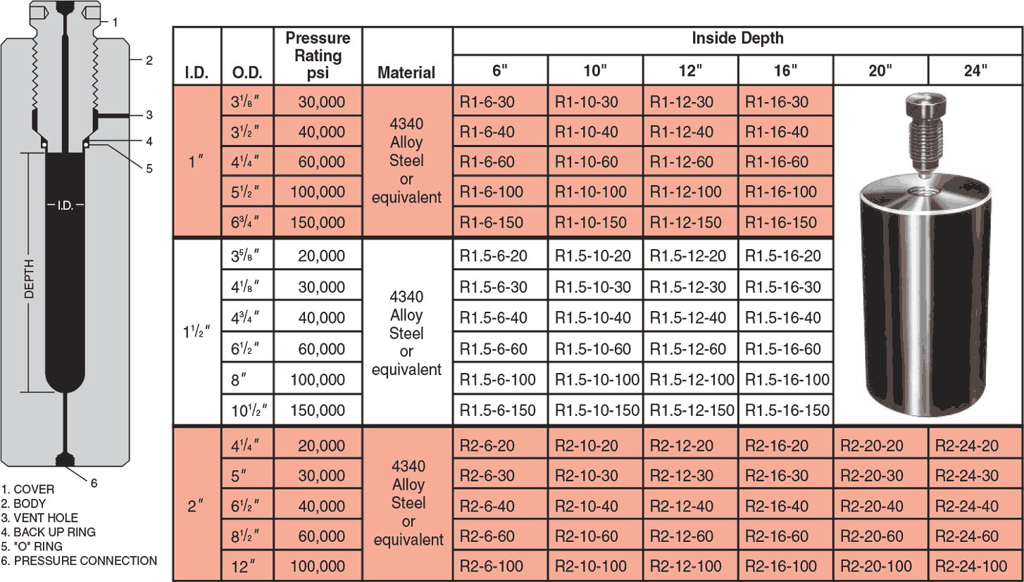 Cat O Ring Chart